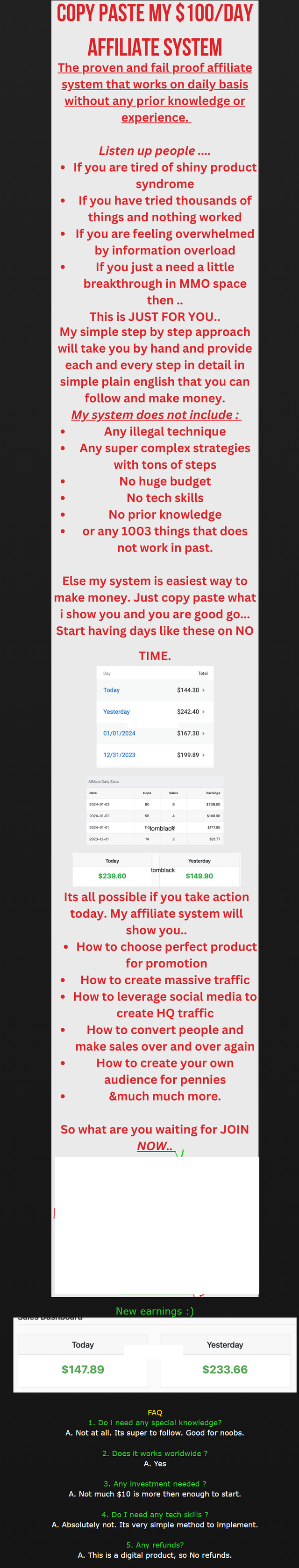 (NEW 2024) Copy Paste my $100/Day Affiliate System and Make Sales Daily Download